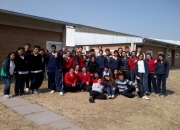 Visita de estudiantes del colegio  Presbítero Bonoris Colonia Caroya 